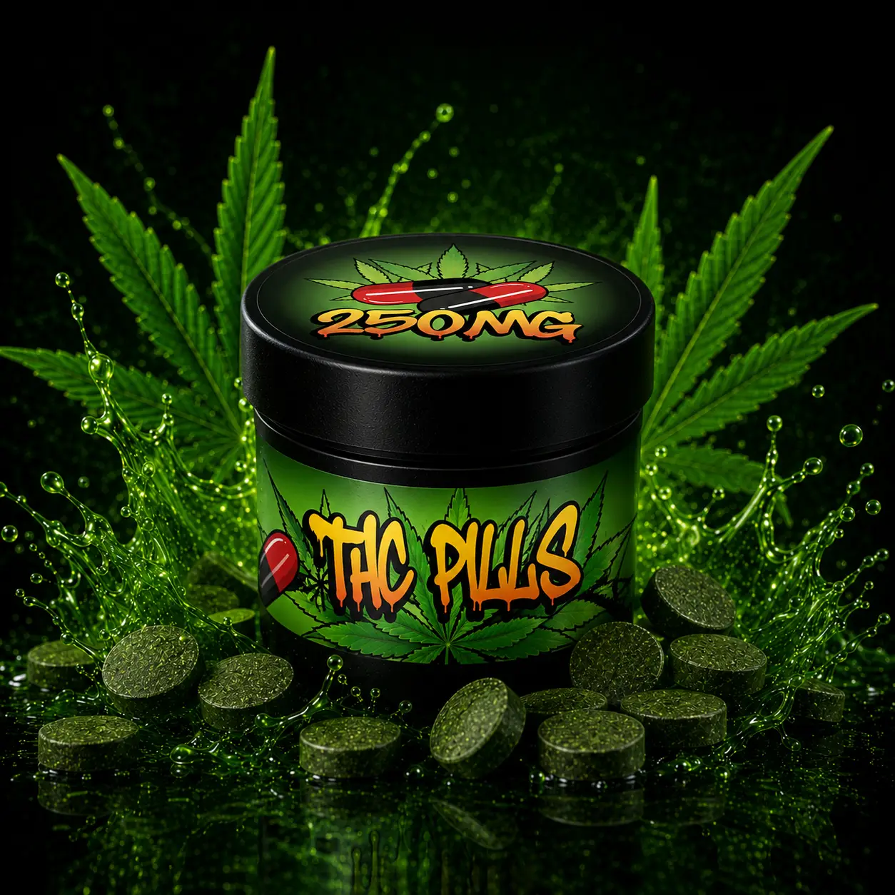 Tabletki THC 250mg 2szt.