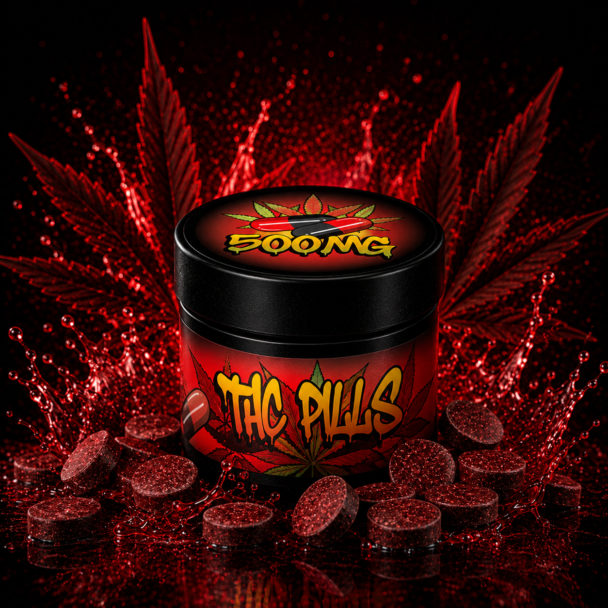 Tabletki THC 500mg 2szt.
